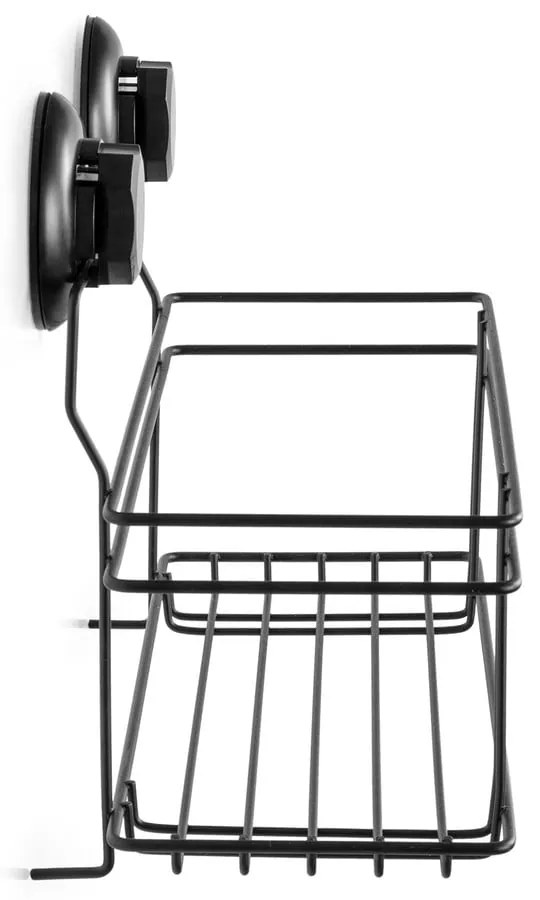 Etajeră / Suport autoadeziv Compactor Bestlock Black, 30 x 20,5 cm