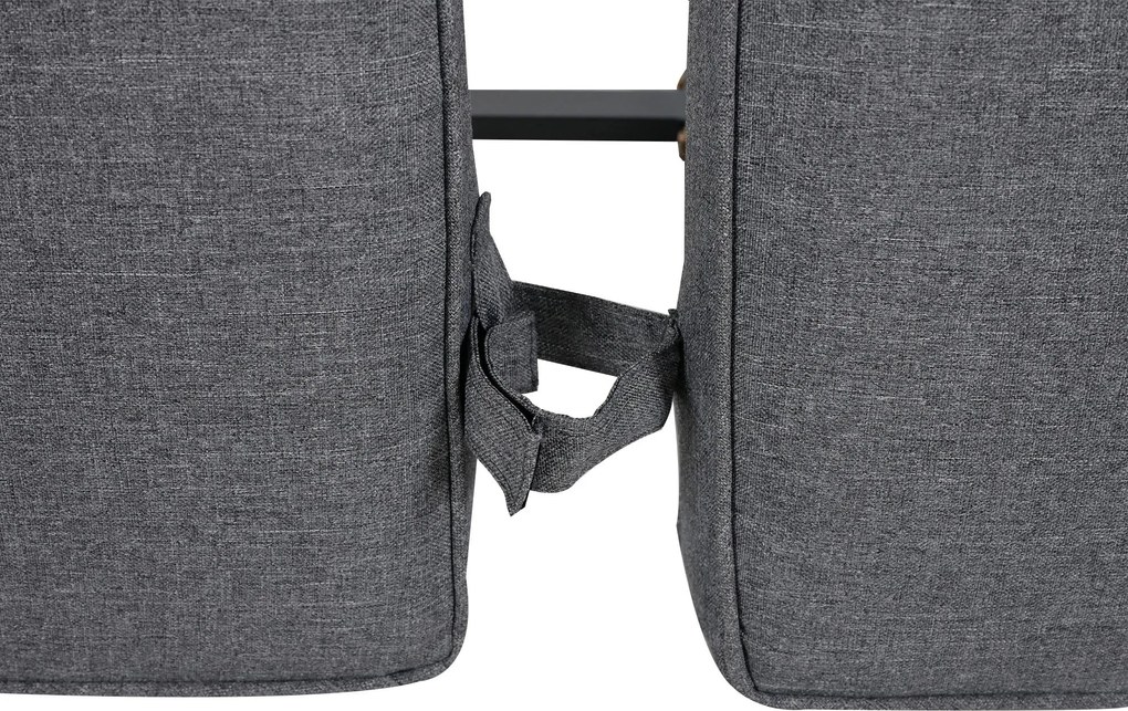 Set mobilier de grădină 3 piese, Gri | Aosom Romania