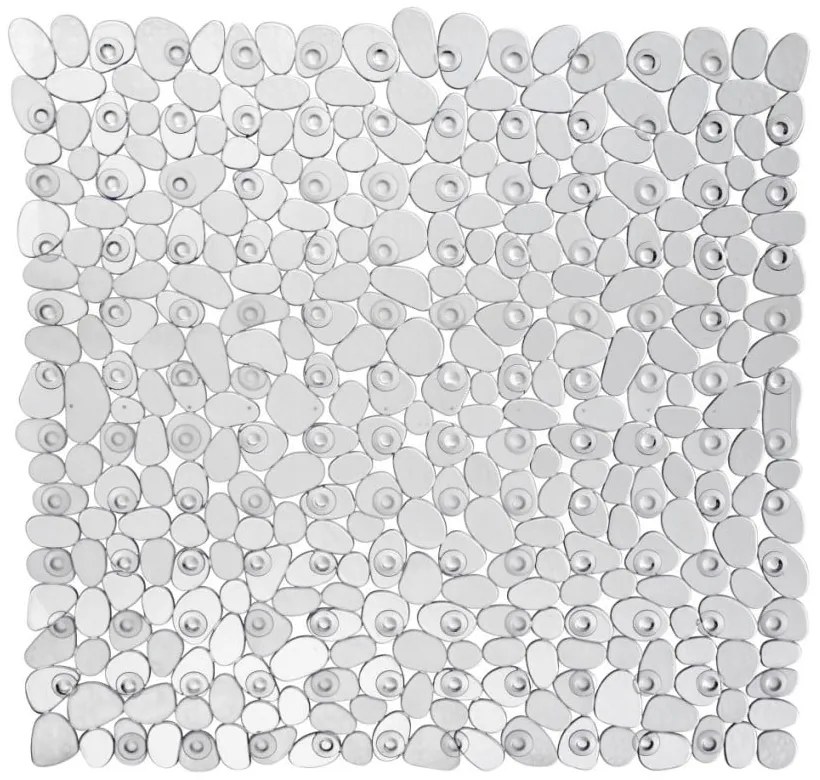 Covor baie anti-alunecare Wenko Paradise, 54 x 54 cm, transparent