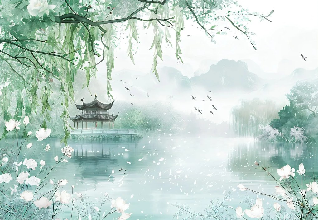Fototapet - Lac Chinezesc II (147x102 cm)