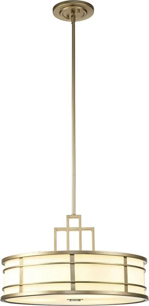 Feiss FE-FUSION-P-L-PNBR - Candelabru cu tijă FUSION, 3xE27/40W/230V, auriu