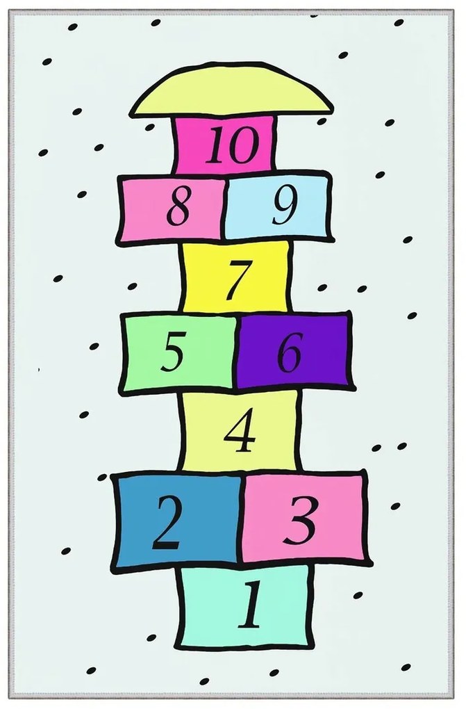 Covor, HMNT507, 80x300 cm, Multicolor