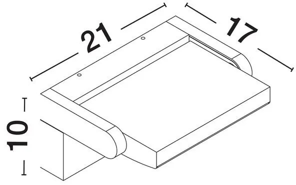 Aplica LED de exterior ambientala directionabila IP54 PAUL