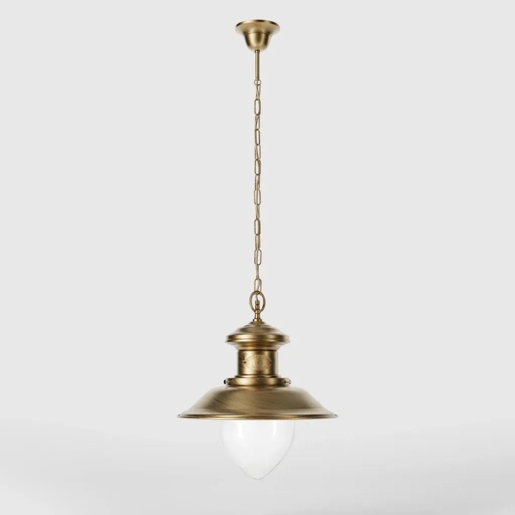 Lustra stil nautic din alama si sticla Al Mare