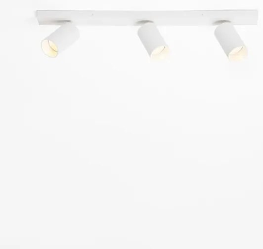 Plafoniera cu 3 spoturi GU10 ZELOS alb