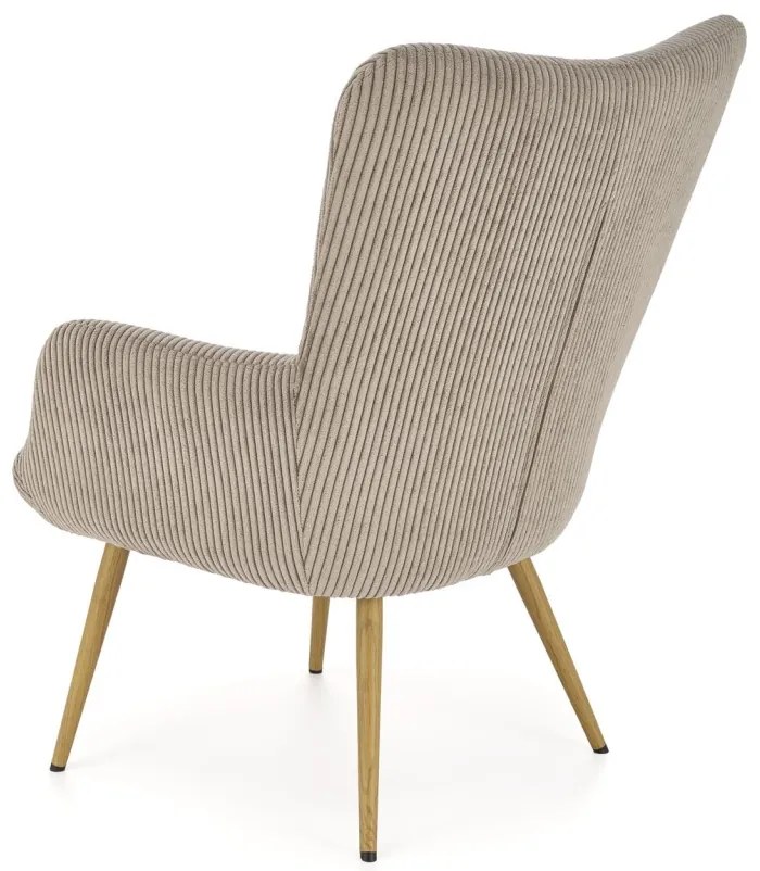 Fotoliu Amaro velvet gri H97 cm