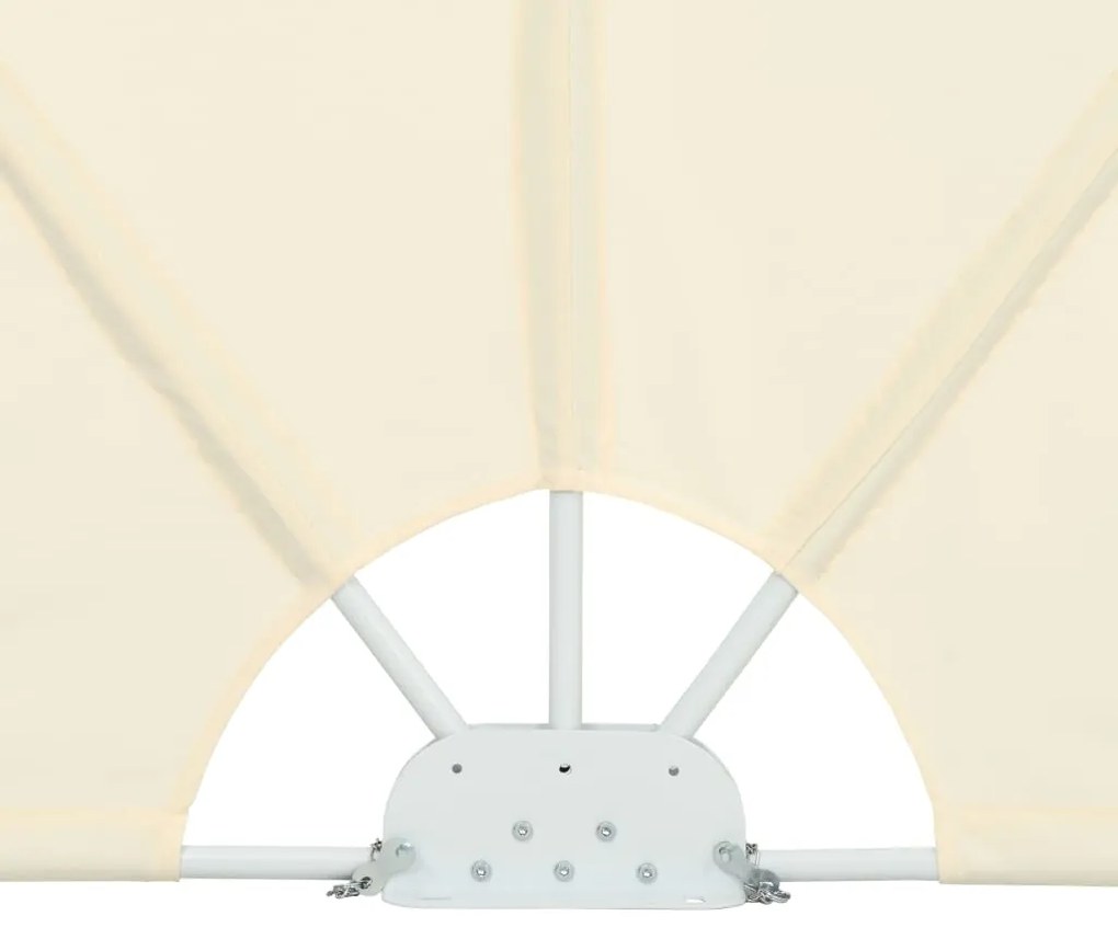 Copertina laterala pliabila de terasa, crem, 400x200 cm Crem, 400 x 200 cm