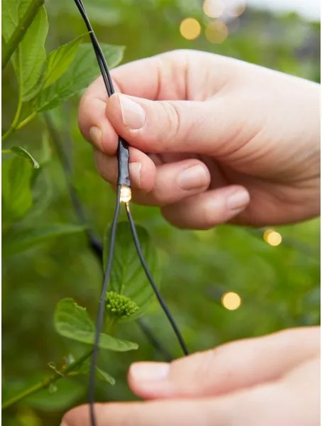 Markslöjd 108178-LED Perdea luminoasă de Crăciun pentru exterior GARDEN24 160xLED/24V 2x2m alb cald