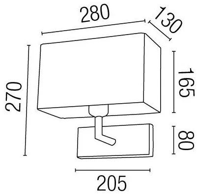 Aplica de perete Roda 62988