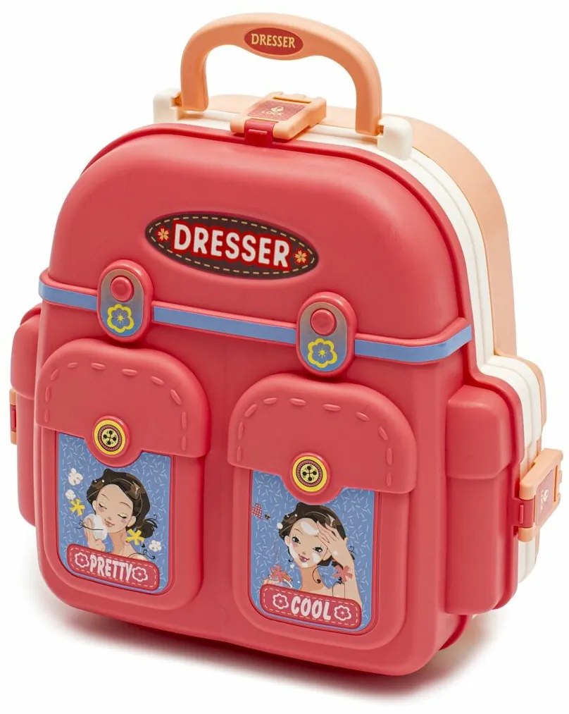 Salon de frumusețe în rucsac pentru copii Baby Mix 3in1, 39,5 x 30,5 x 40,5 cm