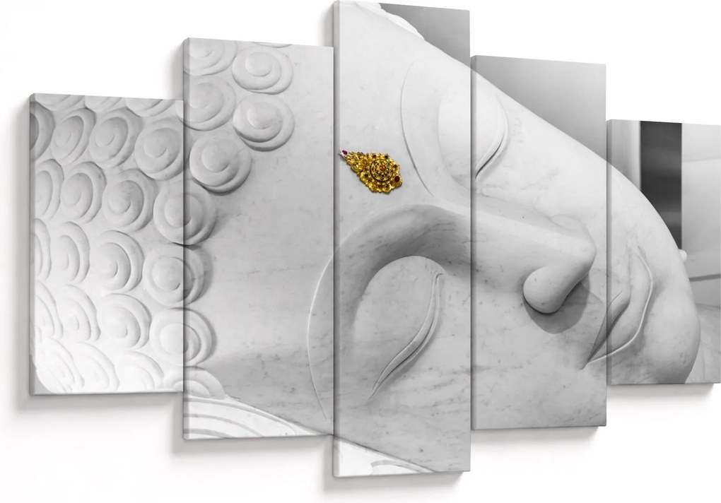 Tablou - Buddha alb (150x105 cm)