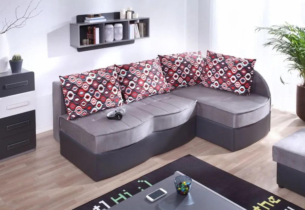 Expedo Colțar extensibil FIGARO, 86x202x145, Alcala 22/Soft 20, tkanina NR1, colţ stânga
