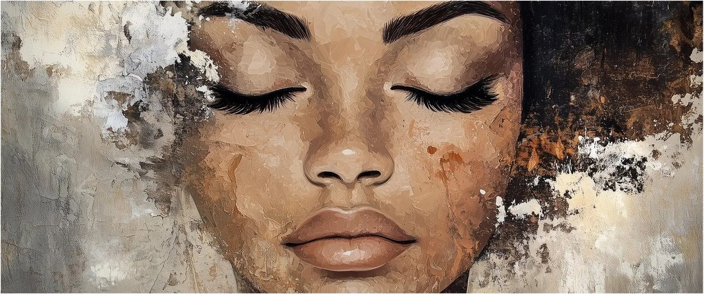 Tablou - Portret de femeie (120x50 cm)