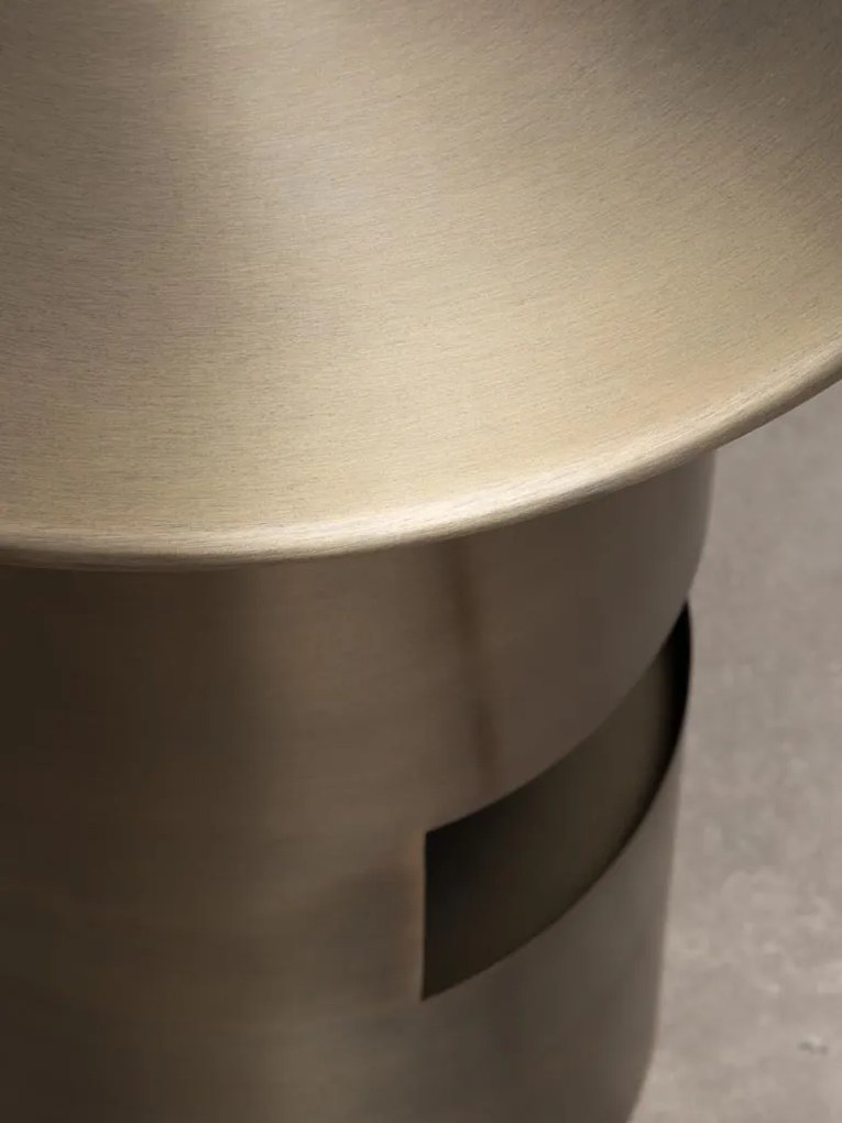 Masuta laterala, din metal, antique gold Shifumi
