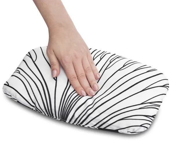 KINDERKRAFT - Căptușeală pentru scaun înalt pentru copii ENOCK, negru/alb