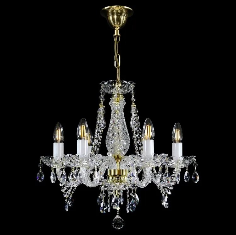 Candelabru Cristal Bohemia Exclusive 6 brate, diam. 48cm Magda VI CE