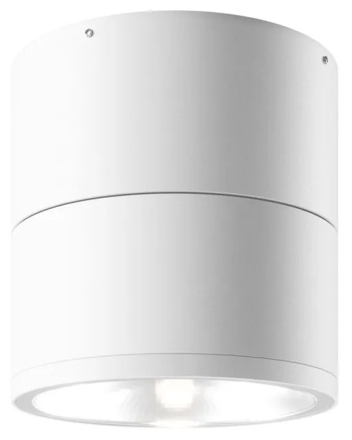 Plafoniera pentru exterior LED Spin O310CL-L12W3K, 12W, 1050lm, lumina calda, IP54, alba, Maytoni