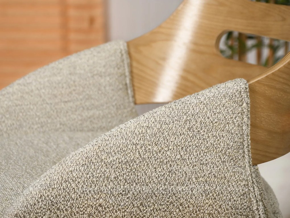 Scaun Theo K (bej + stejar). Promo -17%. 1111280