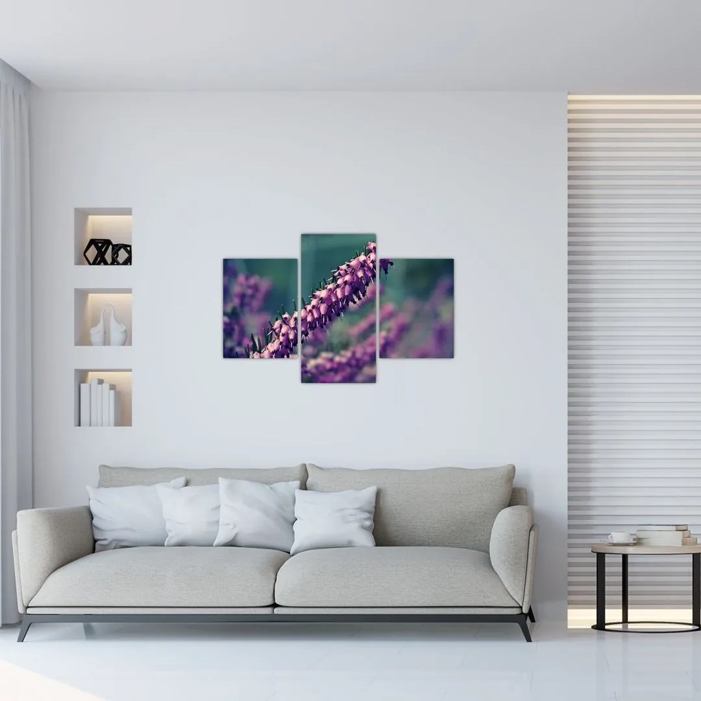 Tablou cu floare violetă (90x60 cm)
