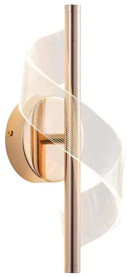 Aplică LED/8W/230V 3000K auriu