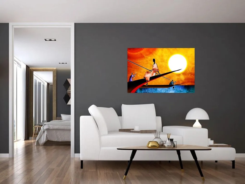 Tablou picturii epochale străveche (90x60 cm)