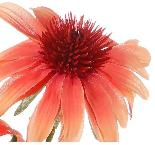 Floare artificială Třapatka lososová, 3 flori, 21x 12 x 62 cm