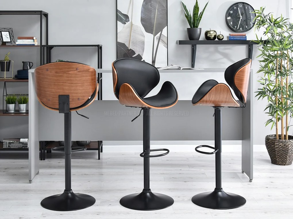 Scaun Hope (nuc închis + negru). Promo -14%. 1110617