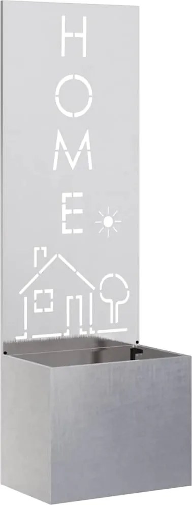 vidaXL Ecran de intimitate pentru grădină Argintiu 50 x 140 cm