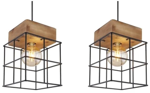 Lustră pe cablu MERRIL 3xE27/60W/230V Globo 15530-3H