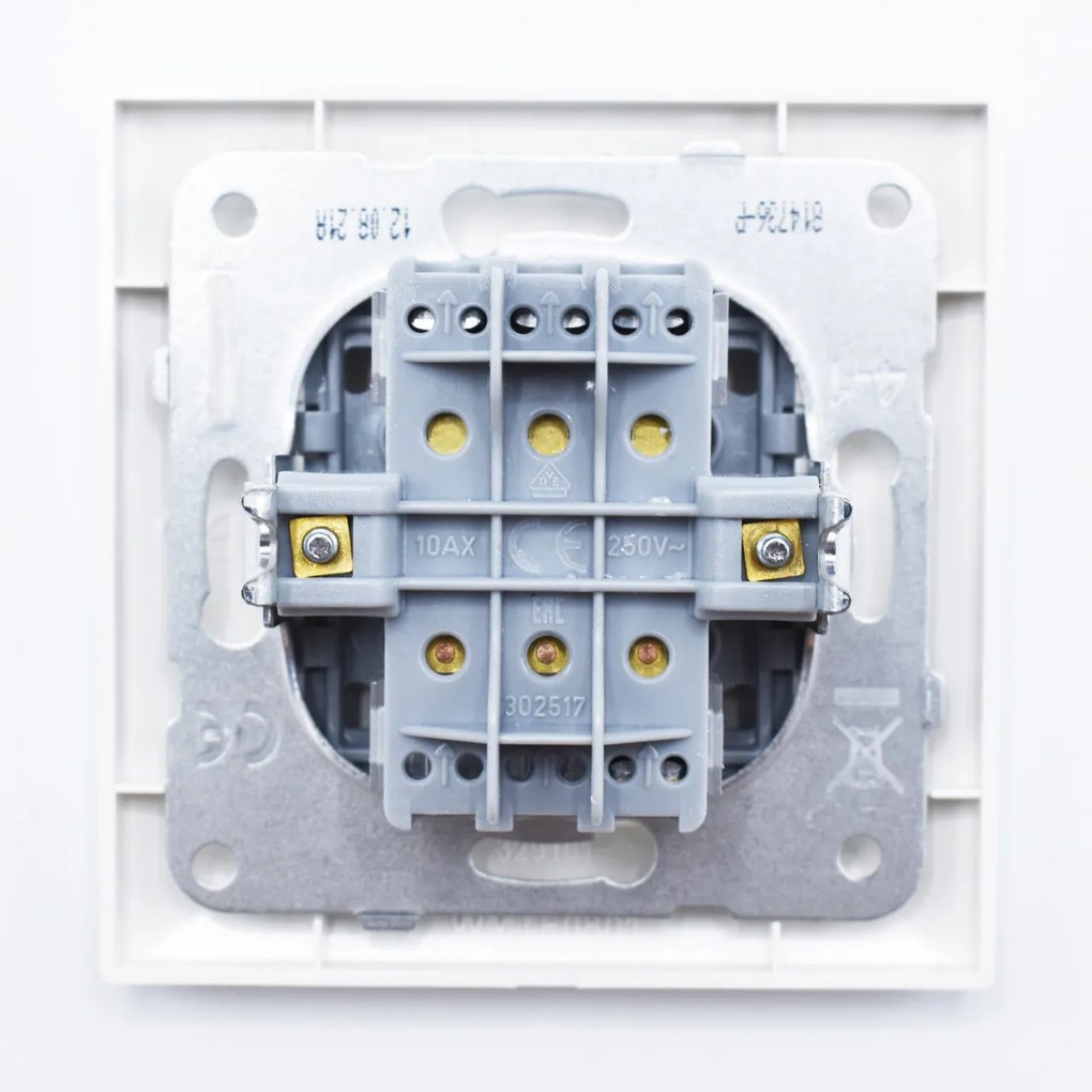 Intrerupator triplu Arkedia Panasonic, ST, alb