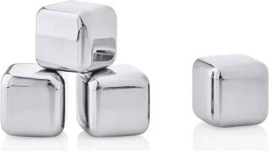 Cuburi de răcire 4 buc. din oțel inoxidabil Lounge – Blomus