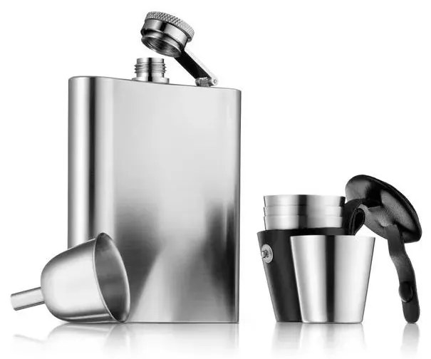 WMF MANHATTAN - Set ploscă și 6 pahare de shot