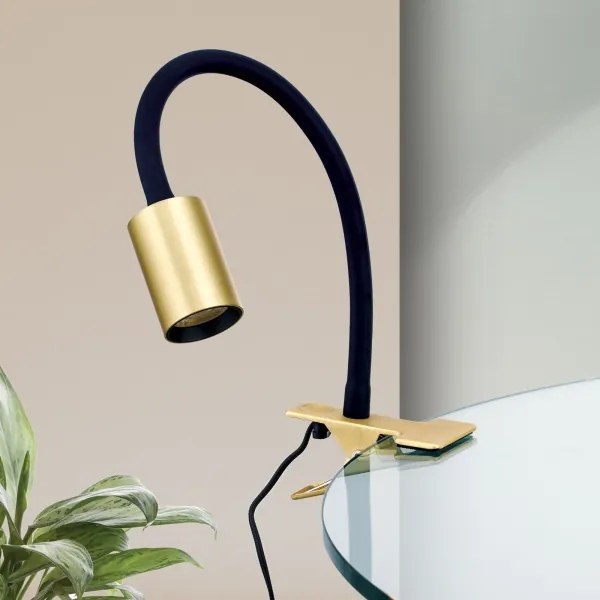 Lampă LED flexibilă de masă cu clemă Orion Str 10-489 KURT LED/5W/230V auriu