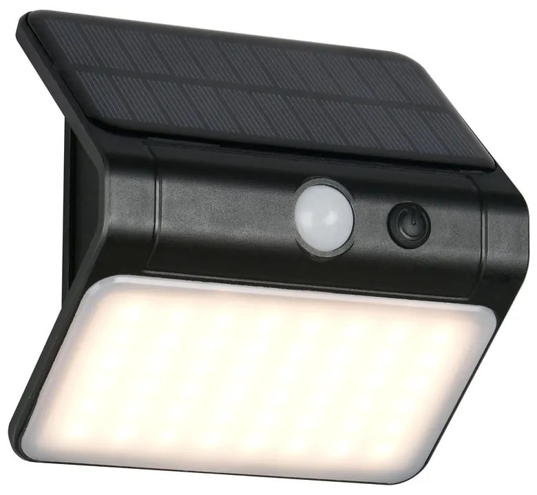 Corp de iluminat pentru exterior LED, de perete, solar (înălțime 12 cm) Olinda – Trio
