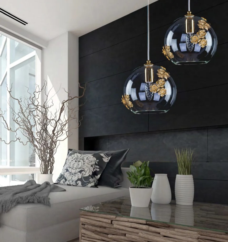 Lustra, Pendul design LUX decorativ PRIMAVERA 01-CH