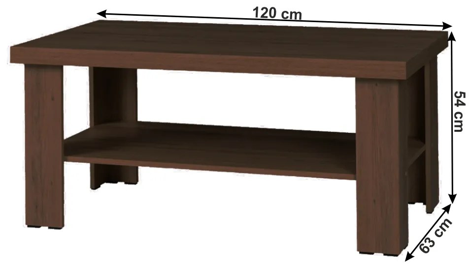 Masuta de cafea AR11, stejar stirling, HILARD