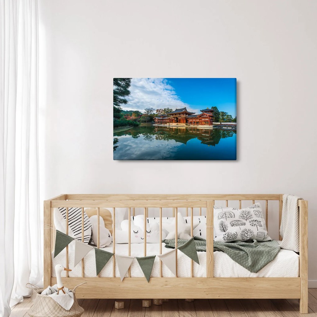 Tablou - Templul Byodo-in, Japonia (90x60 cm)