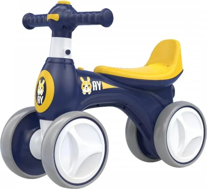 Trotineta fara pedale pentru copii NOVOKIDS™ EVO Balance Bubbles Bike, Cu masina de facut baloane si melodii, Maxim 30 Kg, 4 roti, Stabilitate mare,