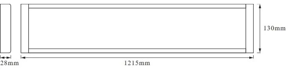 Osram - Plafonieră OFFICE LINE LED/48W/230V 121,5 cm