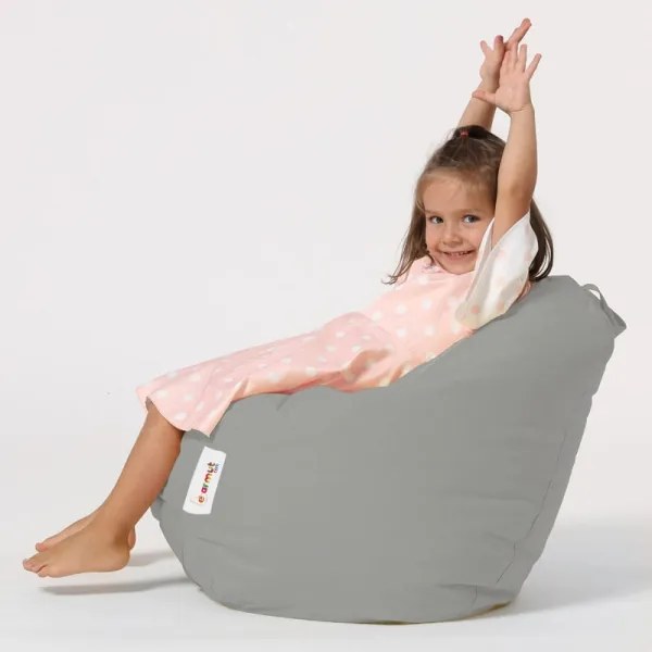 Fotoliu puf 60x60 cm gri