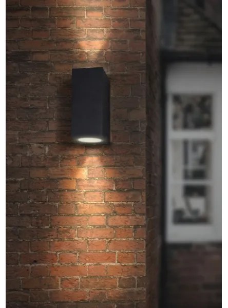 Palnas 66002248 - Aplică perete exterior HUGO 2xGU10/10W/230V IP44