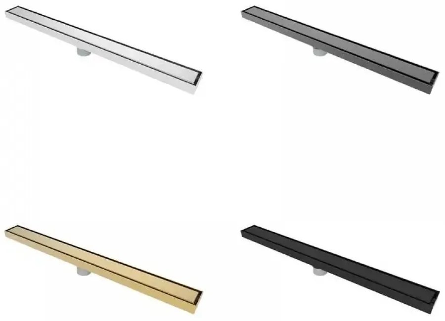Rigola Dus Faiantabila, Inox Satinat, 40 cm