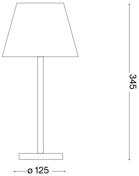 Ideal Lux - Lampă LED tactilă dimabilă LOLITA LED/2,8W/5V IP54 maro