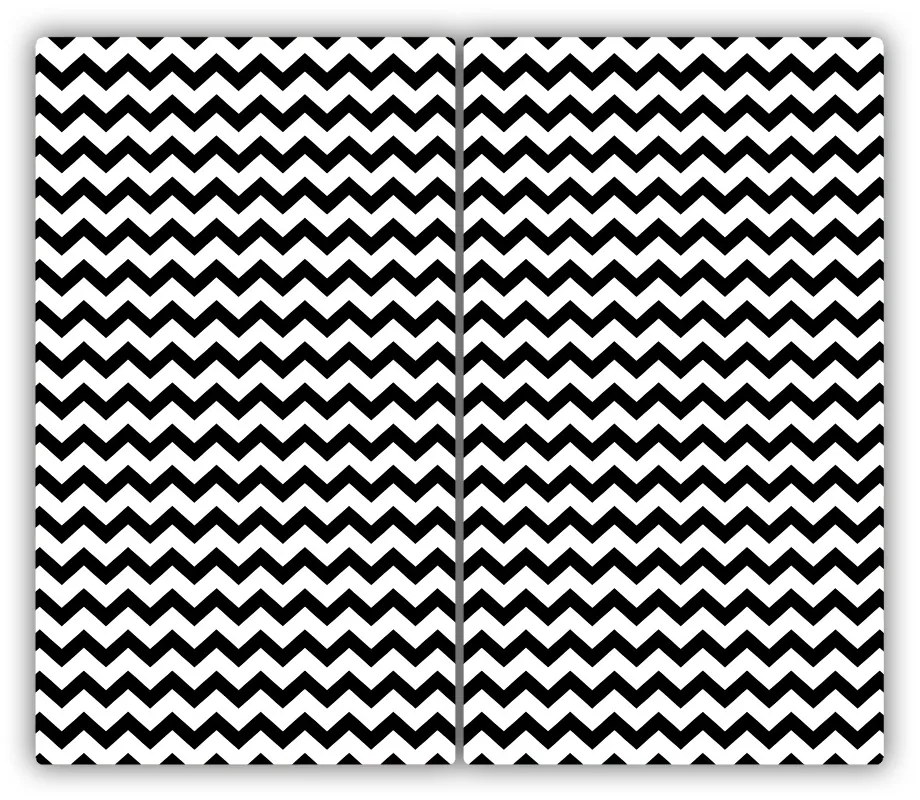 Tocator din sticla Zigzag