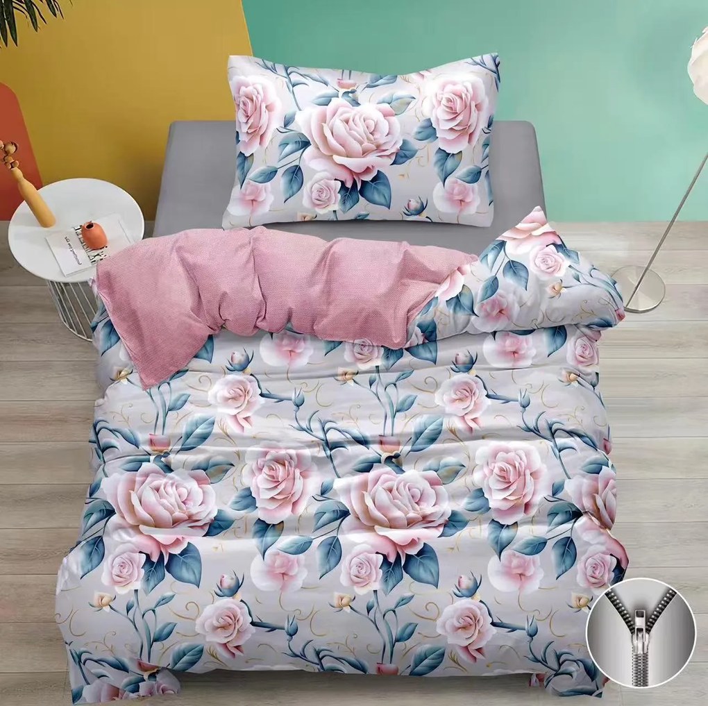 Lenjerie de pat din bumbac ROSANOVA colorata Dimensiune lenjerie de pat: 70 x 90 cm | 140 x 200 cm