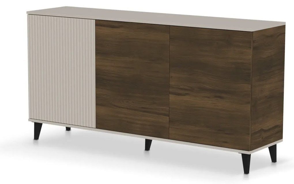 Comoda Random 2 KM-1 casmir/nuc/negru L160 cm
