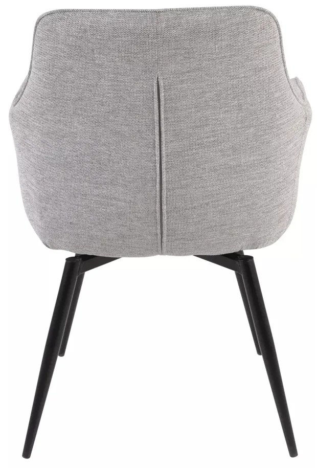 Scaun Servio gri/negru Brego07