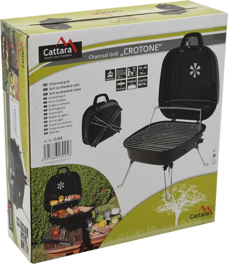 Grătar portabil cu cărbune Crotone - Cattara
