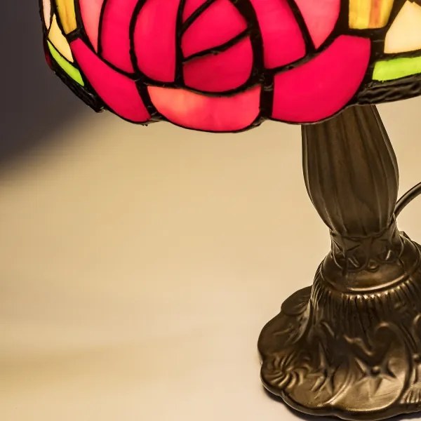 Brilagi - Lampă de masă Tiffany cu vitralii GARLAN 1xE14/40W/230V