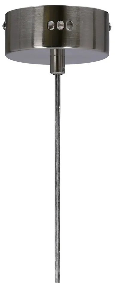 Lustră albastră LED cu abajur din sticlă Lukka – Candellux Lighting